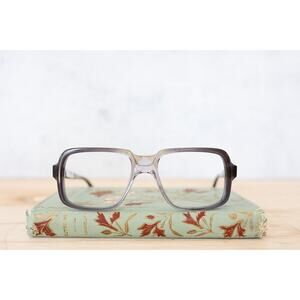 Vintage 1970s Aviator Eyeglasses Frame Hong Kong 55-20 NOS Grandpa Retro